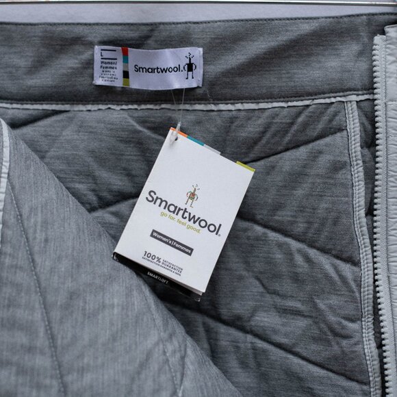 Smartwool Smartloft Puffer Skirt NWT — Women’s L — Storm Gray — Ski/Travel - Picture 6 of 10